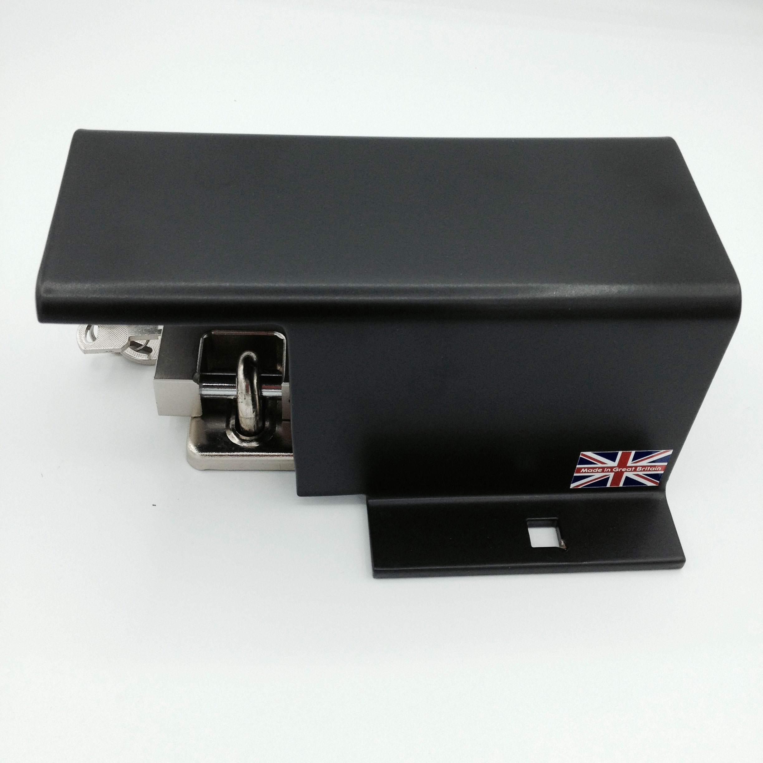 Padlock hasp and staple cover 4tress4gates